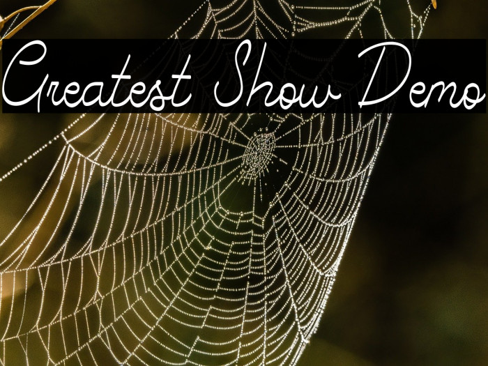 Greatest Show Demo Example 3