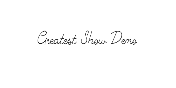 Greatest Show Demo Logo