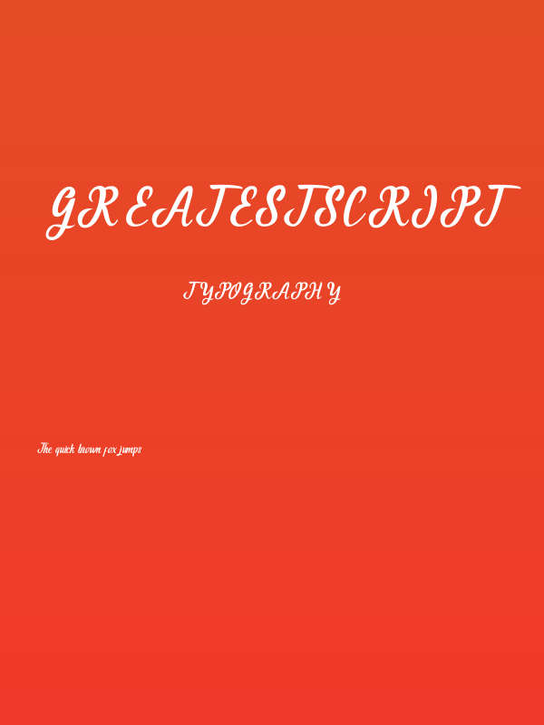 GreatestScript Poster