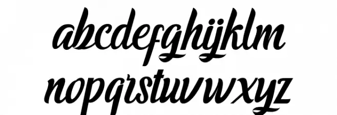 GreatestScript 字体 小写