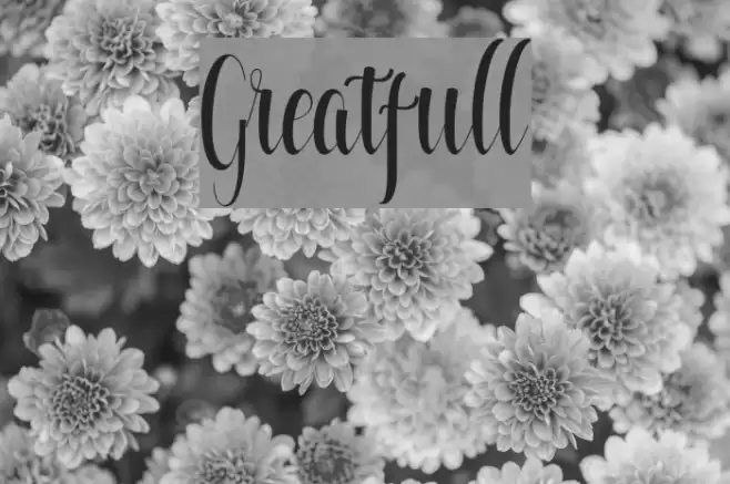 Greatfull Font examples