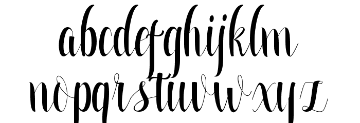 Greatfull Font LOWERCASE