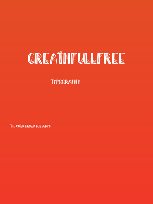 GreathfullFREE Poster