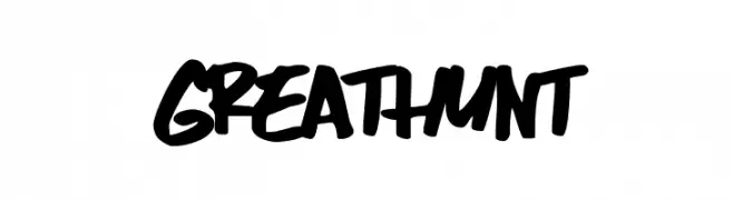 Greathunt  フリーフォントのダウンロード