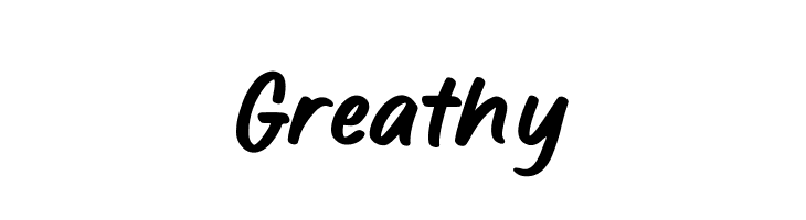 Greathy  नि: शुल्क फ़ॉन्ट्स डाउनलोड