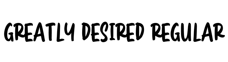 Greatly Desired Regular  नि: शुल्क फ़ॉन्ट्स डाउनलोड