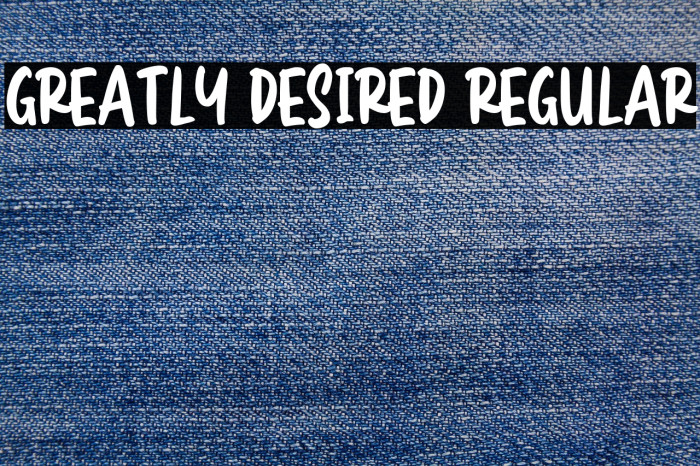 Greatly Desired Regular Example 2