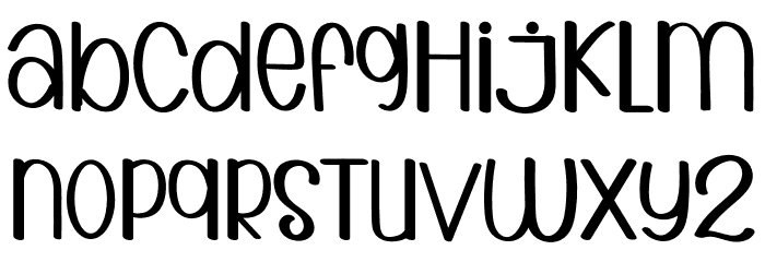 Greats Loves Font LOWERCASE