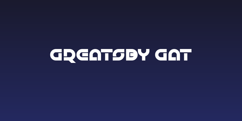 Greatsby Gat Social Header