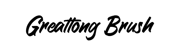 Greattong Brush फ़ॉन्ट