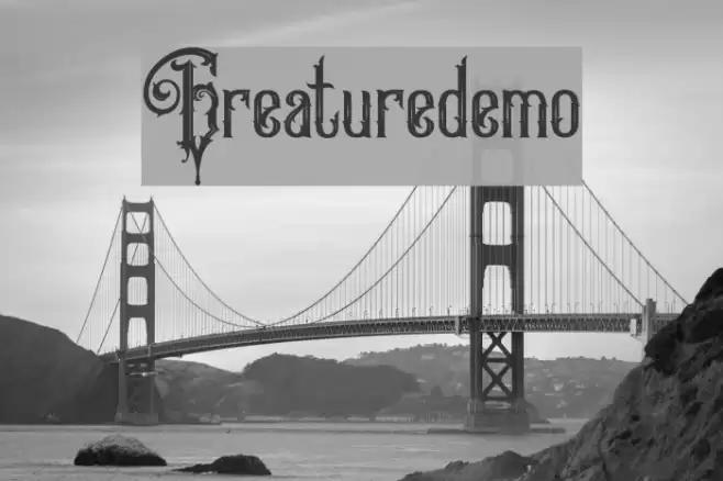 GreatureDemo Font examples