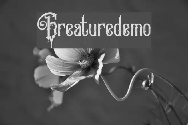 GreatureDemo Font examples