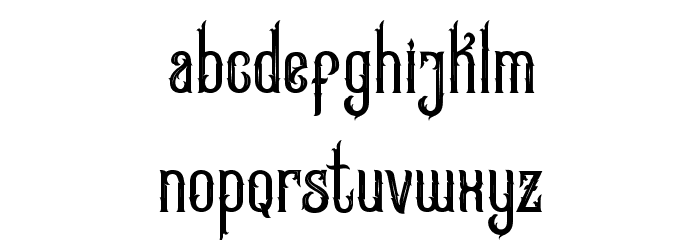 GreatureDemo Font LOWERCASE