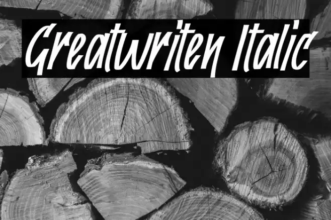 Greatwriten Italic Font examples