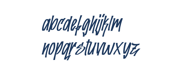 Greatwriten Italic Lowercase