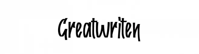 Greatwriten  les polices de caractères gratuit tlcharger