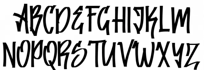 Greatwriten Schriftart Groß
