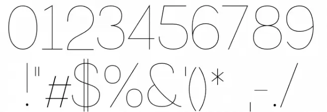 Greback Grotesque PERSONAL Light Font OTHER CHARS