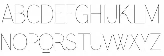 Greback Grotesque PERSONAL Light خط أحرف كبيرة