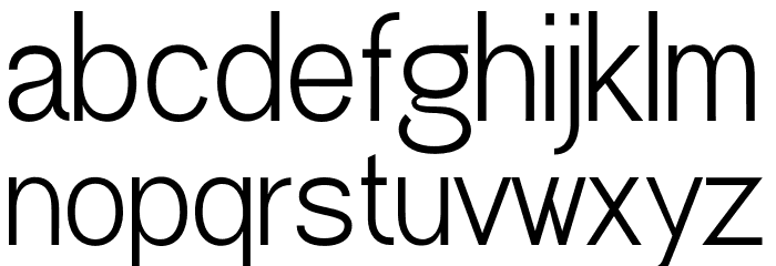 Greback Grotesque PERSONAL Regular Font LOWERCASE