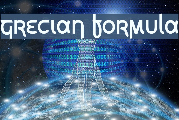 Grecian Formula Font examples