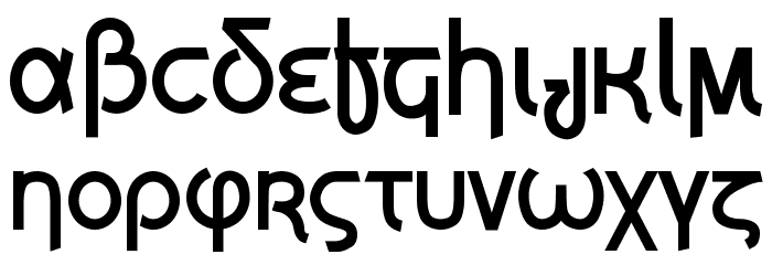 Grecian Formula Font LOWERCASE