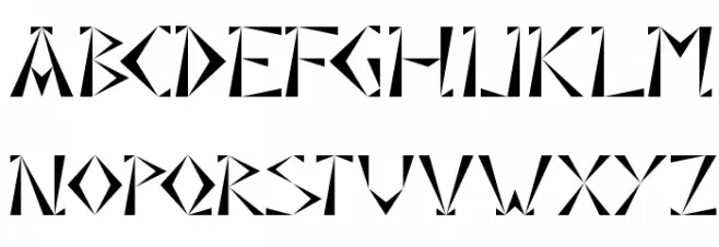 Grecques Tryout Schriftart Groß