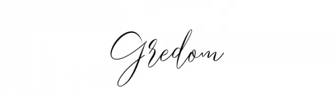 Gredom  font caratteri gratis