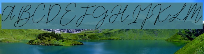 GredomMonoline Font examples
