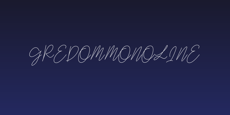 GredomMonoline Social Header