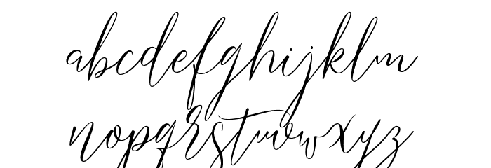 Gredom Font LOWERCASE