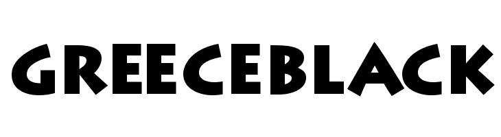 GreeceBlack  免费字体下载