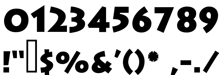 GreeceBlack Font OTHER CHARS
