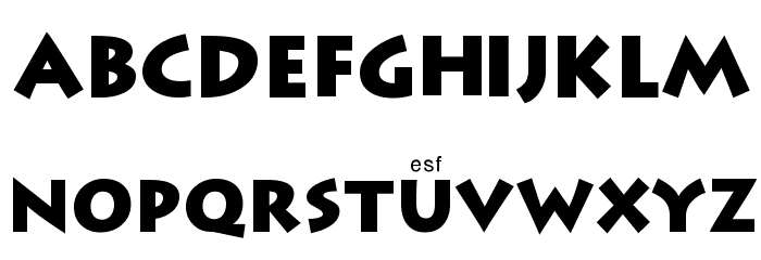 GreeceBlack Font LOWERCASE