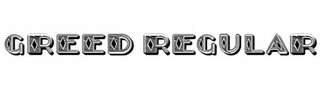 Greed Regular  لخطوط تنزيل
