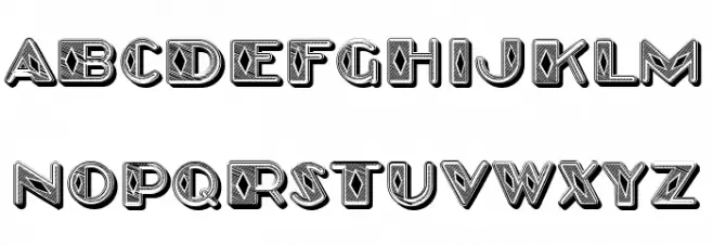 Greed Regular 字体 大写