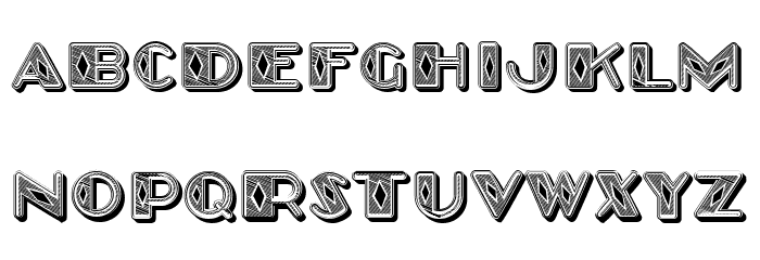 Greed Regular Font LOWERCASE