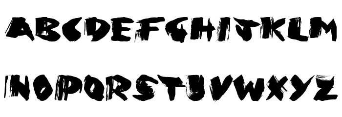 Greed Font LOWERCASE