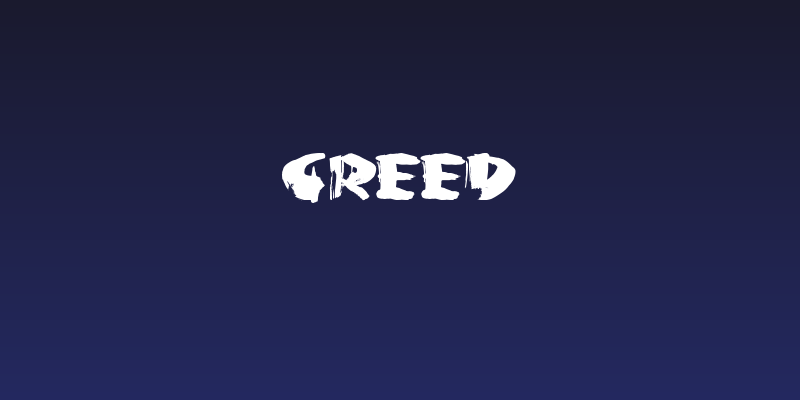 Greed Social Header