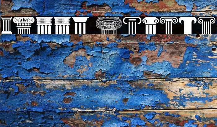 Greek Column Font examples
