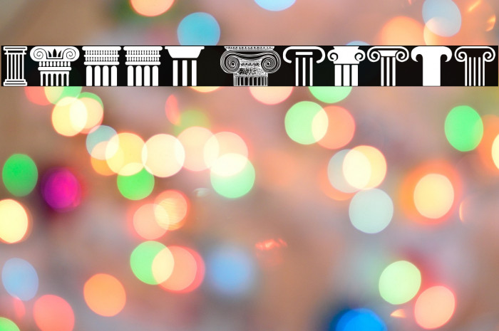 Greek Column Font examples