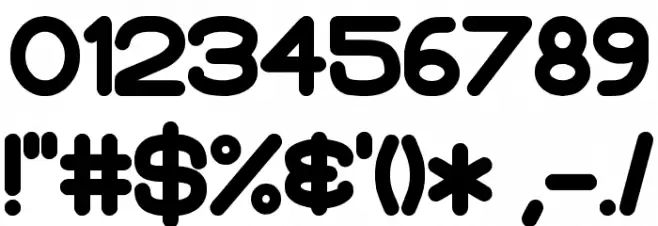 Greek House Fathouse Font OTHER CHARS