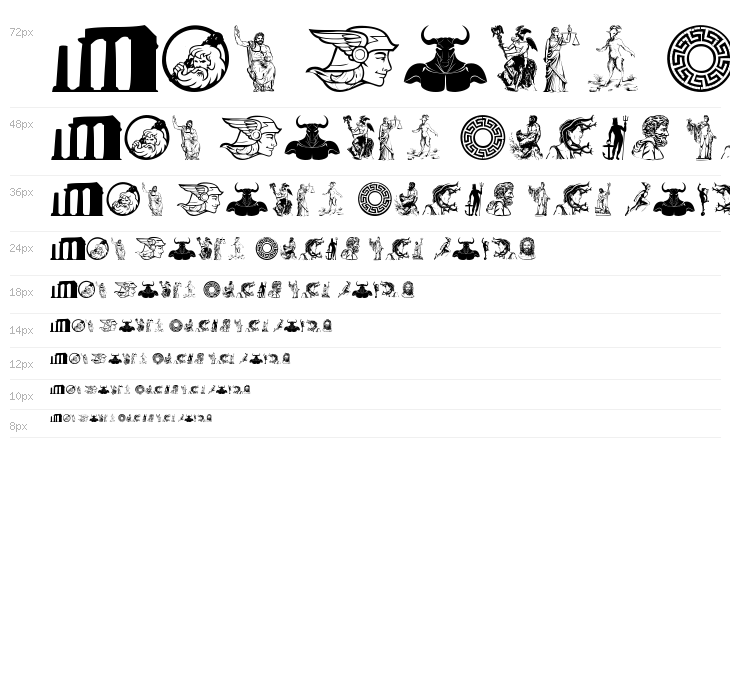 Greek Mythology Waterfall