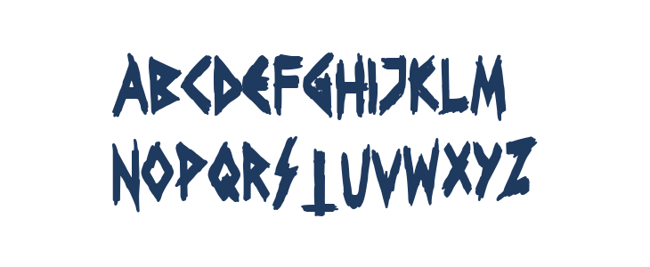 Greek Punk Party Uppercase