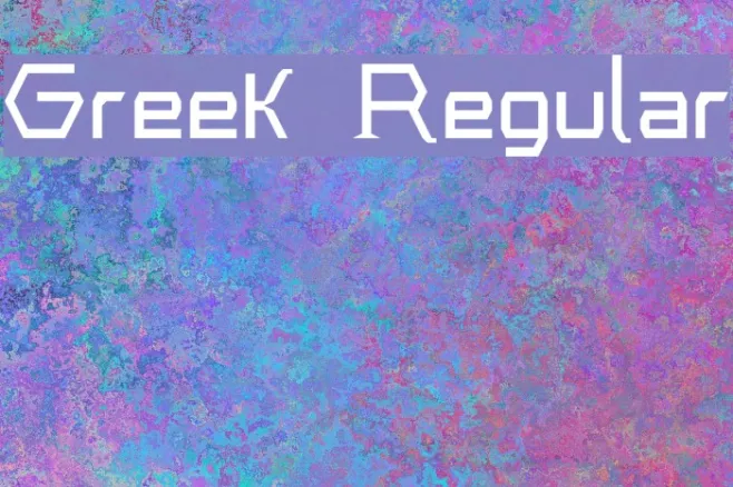Greek Regular Example 1