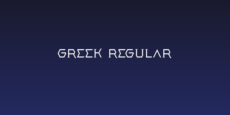 Greek Regular Social Header