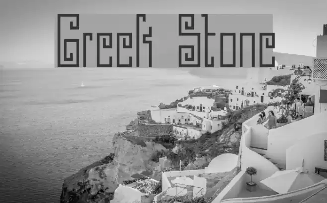 Greek Stone Font examples