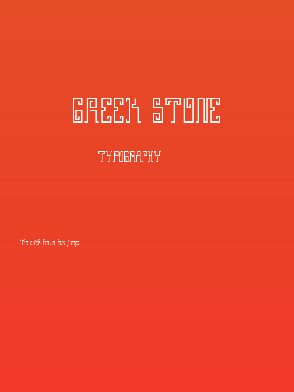 Greek Stone Poster
