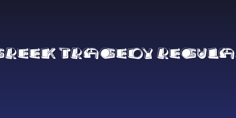 Greek Tragedy Regular Social Header