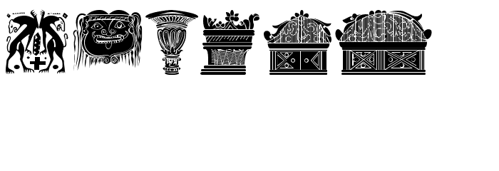GreekArt Font OTHER CHARS